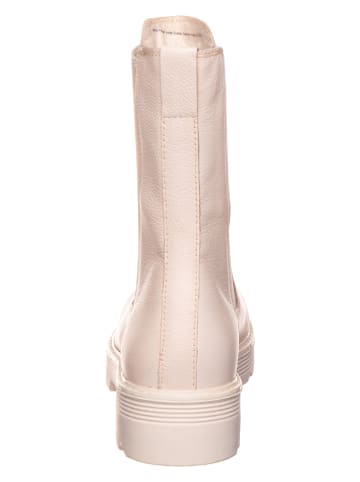 Marco Tozzi Leren chelseaboots crème