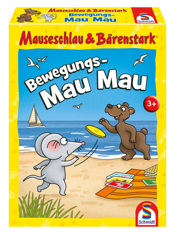 Schmidt Spiele Kartenspiel "Mauseschlau & Bärenstark - Bewegungs-Mau Mau" - ab 3 Jahren