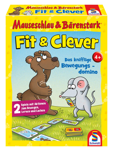 Schmidt Spiele Legespiel "Mauseschlau & Bärenstark - Fit & Clever" - ab 4 Jahren