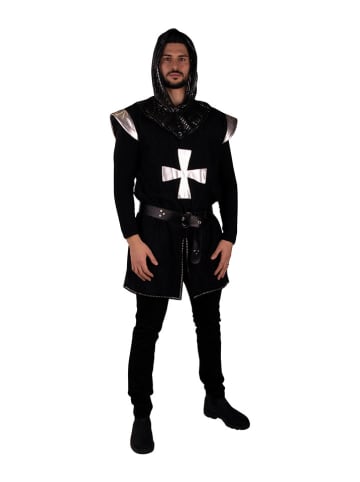 Rubie`s 3-częściowy kostium "Ritter Roland" w kolorze czarnym