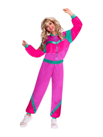 amscan 2-delig kostuum "Jogging Suit" roze