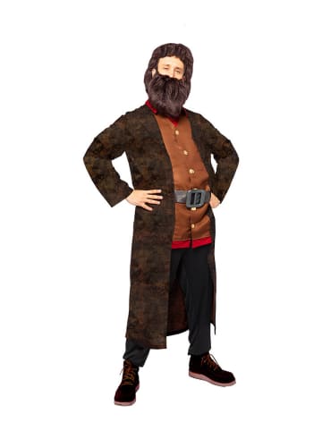 amscan 3-delig kostuum "Hagrid" bruin