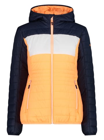 CMP Doorgestikte jas oranje/donkerblauw