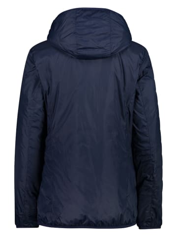 CMP Omkeerbare doorgestikte jas donkerblauw/blauw