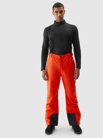 4F Spodnie narciarskie w kolorze czerwonym