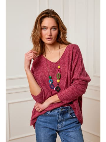 Joséfine Wollpullover "Jubor" in Bordeaux