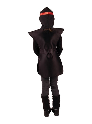 Party x People 4-częściowy kostium "Ninja" w kolorze czarnym