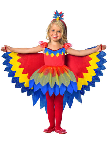 amscan 3tlg. Kostüm "Hübscher Papagei" in Bunt