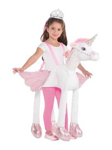 amscan Kostüm "Unicorn Ride On" in Weiß