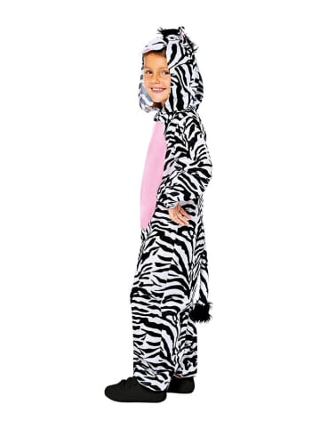 amscan Kombinezon "Zebra" w kolorze szaro-biaÅ‚ym