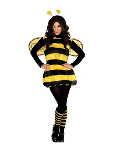 amscan 4-delig kostuum "Darling Bee" geel/zwart