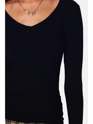 ASSUILI Longsleeve in Schwarz