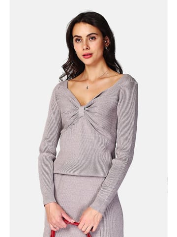 ASSUILI Pullover in Taupe