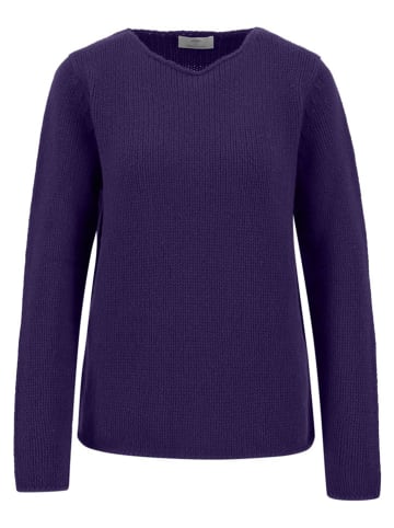 Fynch Hutton Wollpullover in Pflaume