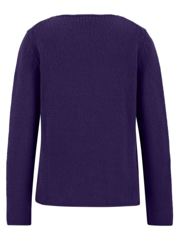 Fynch Hutton Wollpullover in Pflaume