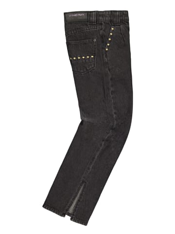 Vingino Spijkerbroek "Cato" - wide fit - zwart