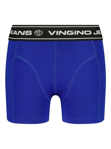 Vingino 3-delige set: boxershorts grijs/blauw