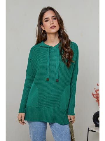 Soft Cashmere Pullover in Grün