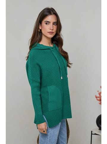 Soft Cashmere Sweter w kolorze zielonym