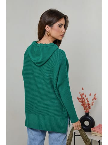 Soft Cashmere Pullover in Grün