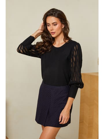 Soft Cashmere Pullover in Schwarz