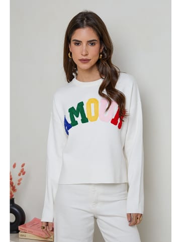Soft Cashmere Sweter w kolorze białym