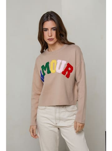 Soft Cashmere Sweter w kolorze karmelowym