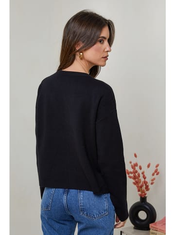 Soft Cashmere Trui zwart