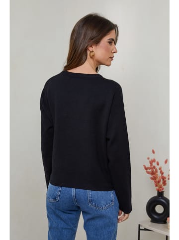 Soft Cashmere Pullover in Schwarz