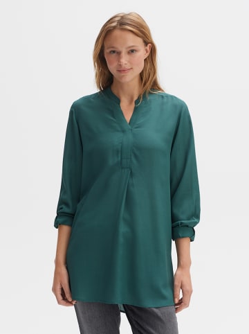 OPUS Bluzka "Facura" w kolorze zielonym