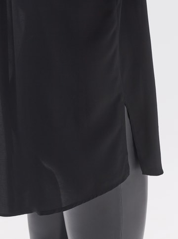 OPUS Bluzka "Facura" w kolorze czarnym