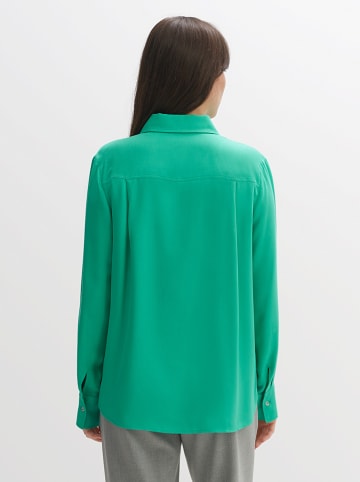 OPUS Bluzka "Falva" w kolorze zielonym