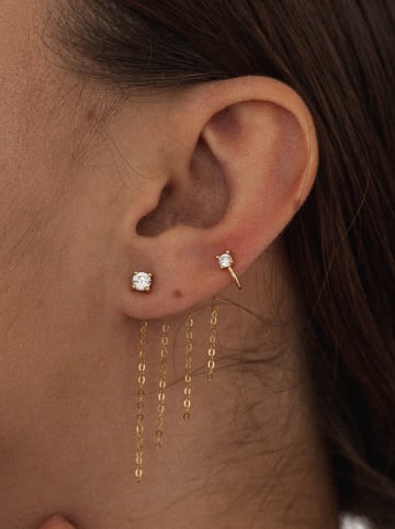 Ania Kruk Vergold. Earcuff mit Edelsteine
