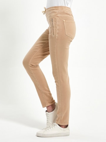 LTB Spodnie "Naroso" w kolorze szarobrązowym