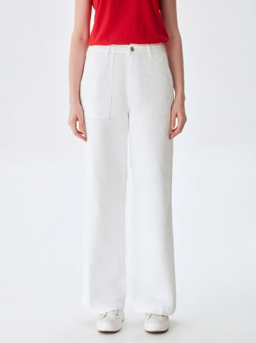 LTB Spodnie "Nesaca" w kolorze białym