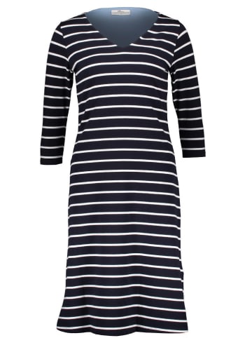 LTB Kleid in Dunkelblau/ Weiß
