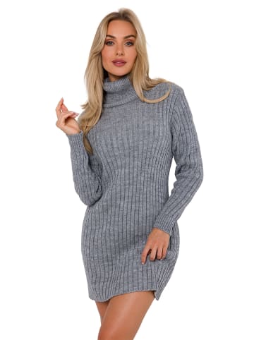 made of emotion Strickkleid in Grau