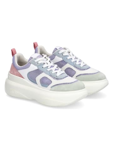 Liu Jo Sneakers in Weiß/ Lila/ Pink