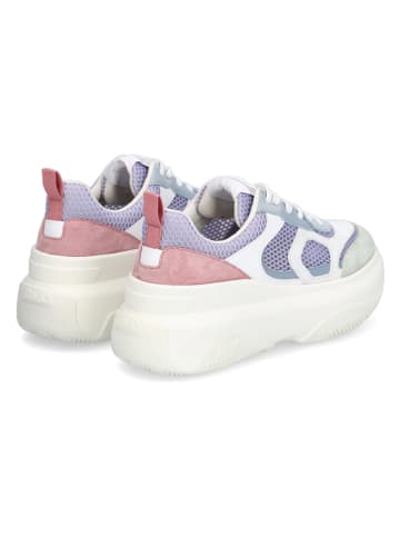 Liu Jo Sneakers in Weiß/ Lila/ Pink