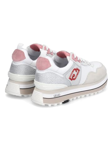 Liu Jo Sneakersy w kolorze beżowo-białym