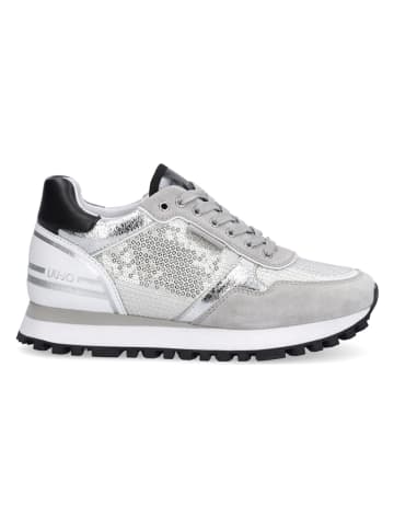 Liu Jo Sneakersy w kolorze srebrnym