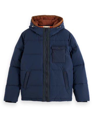 Scotch & Soda Winterjas donkerblauw