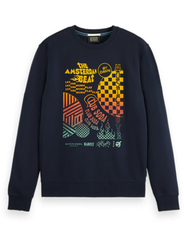 Scotch & Soda Sweatshirt donkerblauw