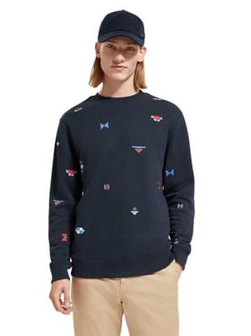 Scotch & Soda Sweatshirt donkerblauw