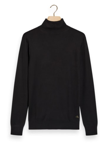 Scotch & Soda Rollkragenpullover in Schwarz