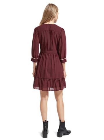 Scotch & Soda Kleid in Bordeaux