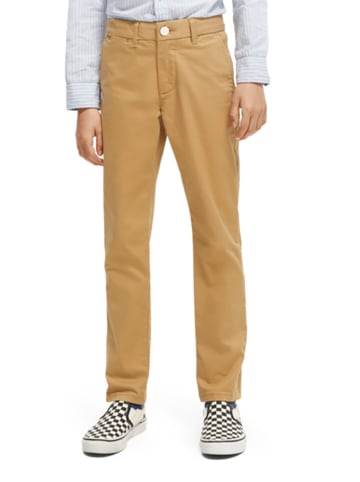 Scotch & Soda Spodnie chino - Slim fit - w kolorze beżowym