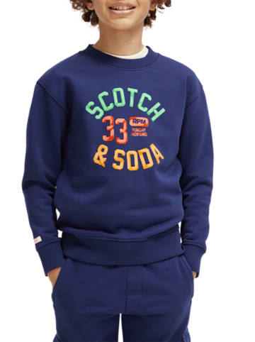 Scotch & Soda Sweatshirt donkerblauw