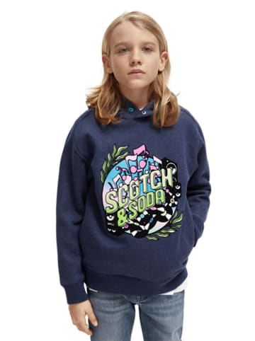 Scotch & Soda Hoodie blauw