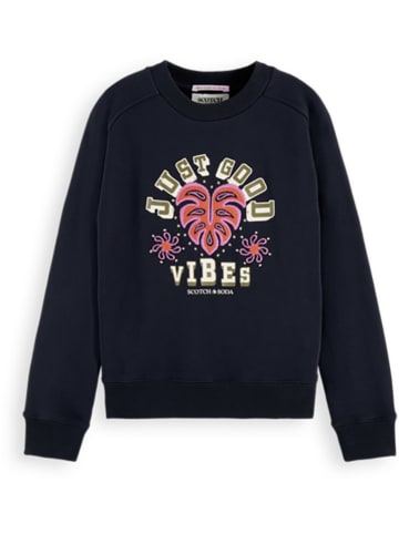 Scotch & Soda Sweatshirt donkerblauw